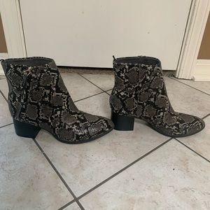 Old Navy- snake skin boots